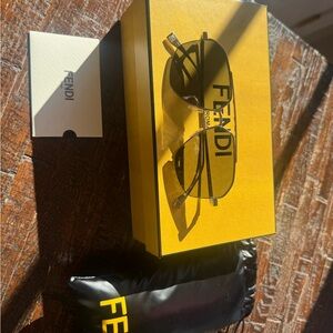 Fendi Gold Sunglasses